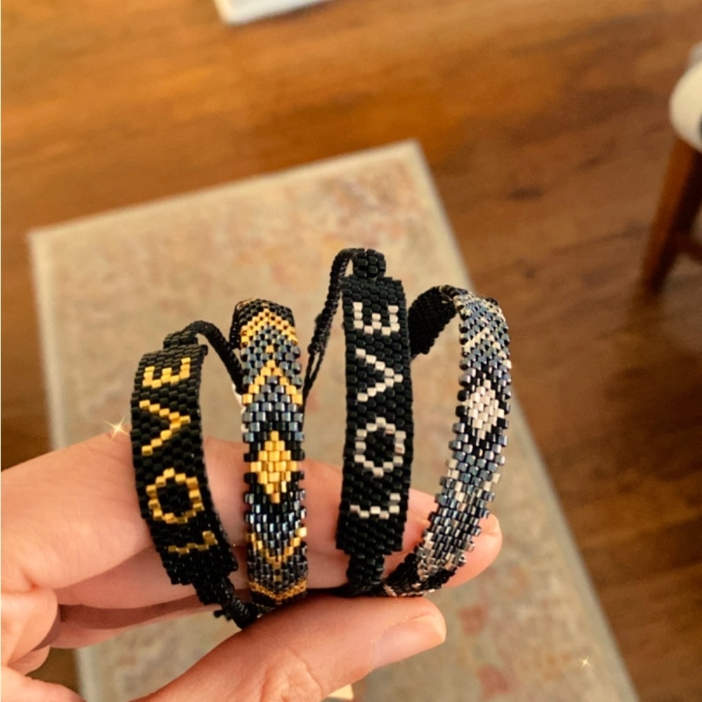 Handmade Gold/Silver Plated Love Bracelet